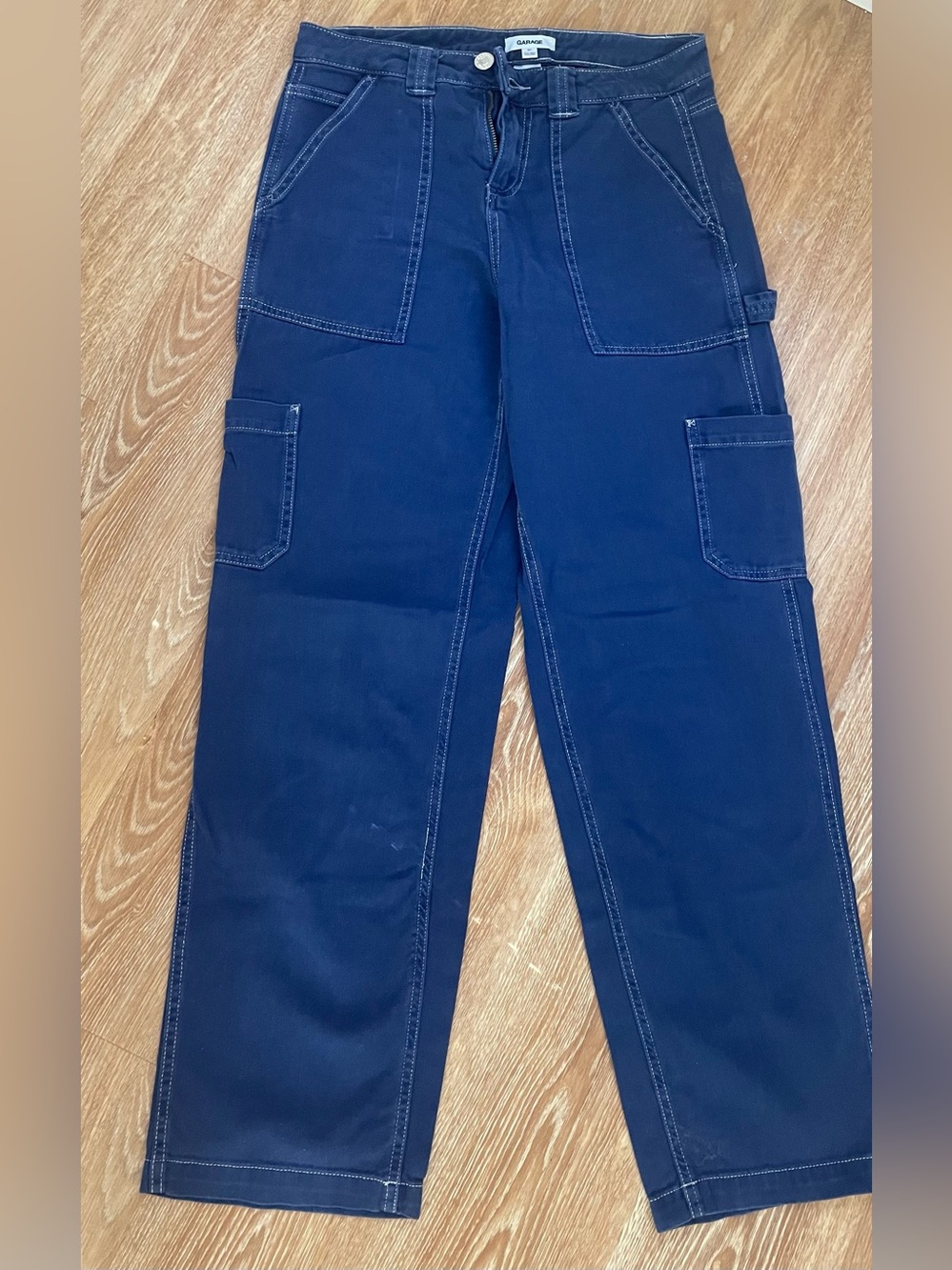 Women’s Navy Cargo Work Pants by Garage